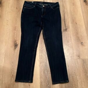 White House Black Market Size 14S (short), dark wash